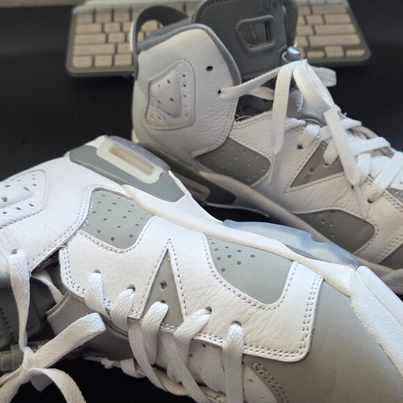 Nike Air Jordan 6 Retro Cool Grey 7Y - Picture 4 of 6